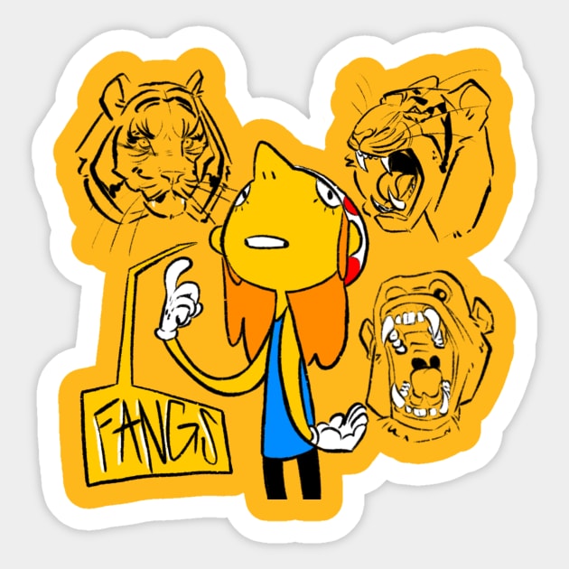 Fangs Sticker by oct0nami